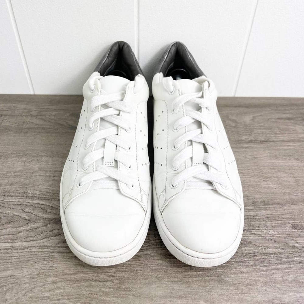 VINCE Varin Leather Lace Up Sneakers - Picture 3 of 9